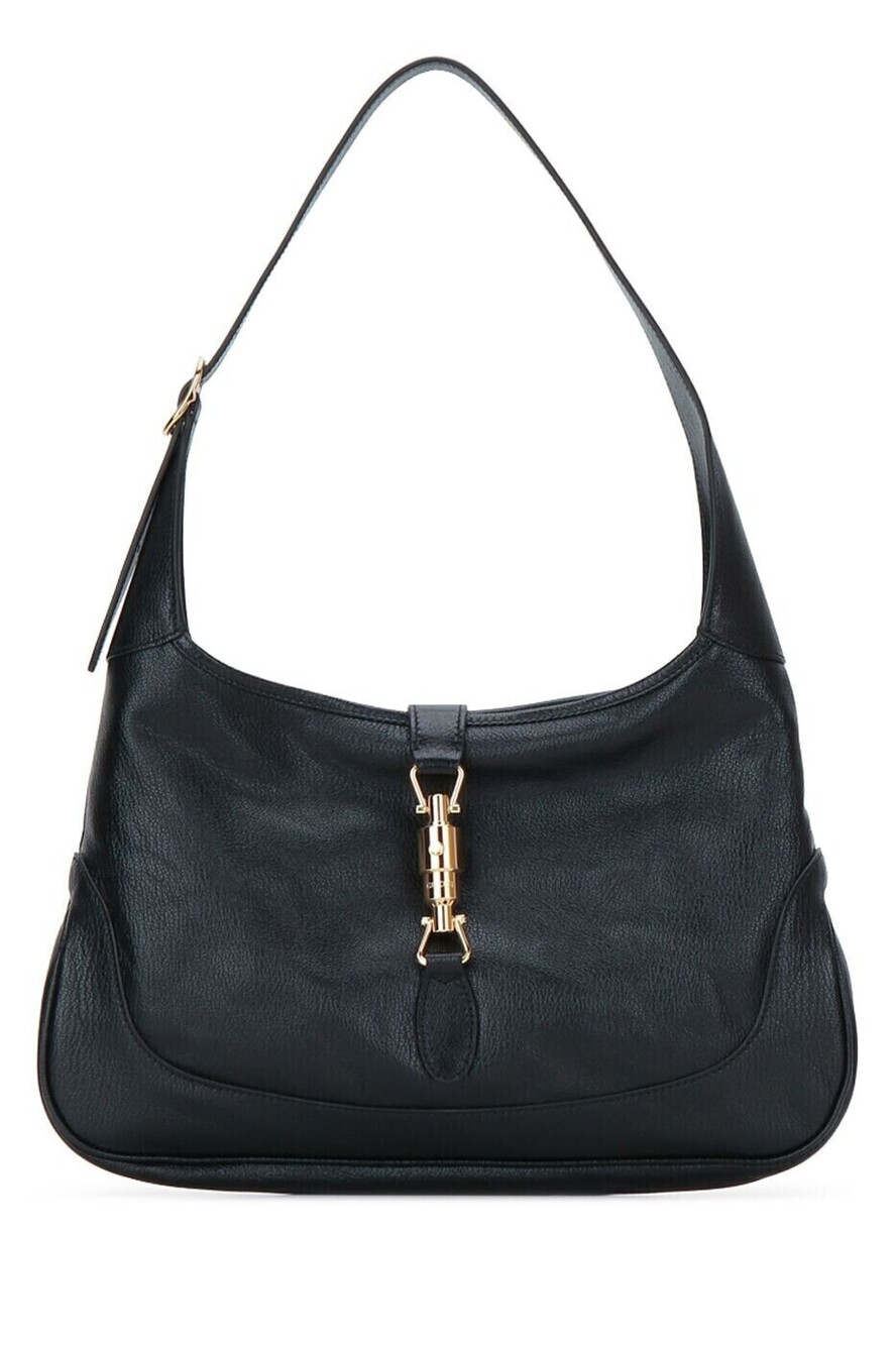 Gucci Jackie Hobo Shoulder Bag Leather Black